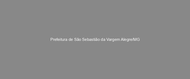 Provas Anteriores Prefeitura de São Sebastião da Vargem Alegre/MG